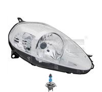 Faro Destro Cromato Inclusi Lampadine OSRAM H4 Per Fiat Grande Punto 199_ 199