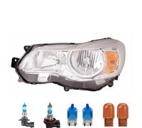Faro Destro Cromato Inclusi Lampadine OSRAM Per Subaru XV _GP_ GP Impreza