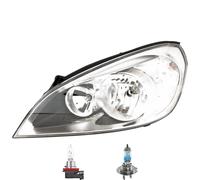 Faro Destro Cromato Inclusi Lampadine OSRAM Per Volvo V60 155 157 S60 II 134