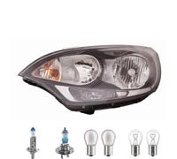 Faro Destro Elettrico Nero Inclusi Lampadine OSRAM Per KIA Rio III UB