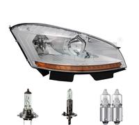 Faro Destro Giallo H1/H7 Per Citroën C4 Picasso I UD_ UA_ Inclusi Lampadine