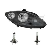 Faro Destro H1/H7 Per Seat Leon 1P1 Altea XL 5P5 5P8 5P1 5P2 Inclusi Lampadine