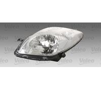 FARO DESTRO H4 PARABOLA CROMATA PER TOYOTA YARIS 09> VALEO