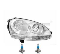 Faro Destro Inclusi Lampade OSRAM Premium Per VW Golf V 1K1 Con Motore LWR