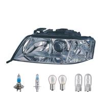 Faro Destro Inclusi Lampade Premium Per Audi A6 Avant 4B C5 Con Indicatori