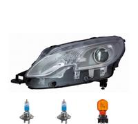 Faro Destro Inclusi Lampade Premium Per Peugeot 2008 I CU_ Con Motore LWR