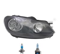 Faro Destro Inclusi Lampade Premium Per VW Golf VI 5K1 Con LWR Motore