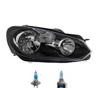 Faro Destro Inclusi Lampade Premium Per VW Golf VI 5K1 Con LWR Motore