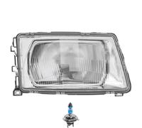 Faro Destro Inclusi Lampadine OSRAM Con Supporto Lampada Per Audi 100 44 44Q C3