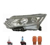 Faro Destro Inclusi Lampadine OSRAM H11 H9 Per Nissan Qashqai II J11