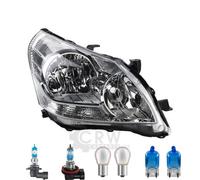 Faro Destro Inclusi Lampadine OSRAM H11 HB3 Con Motore LWR Per Toyota Verso