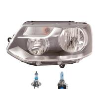 Faro Destro Inclusi Lampadine OSRAM H7 H15 Per VW Transporter V Bus 7HB 7HJ