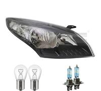 Faro Destro Nero H7/H7/P21W Per Renault Megane III Inclusi Lampadine Osram
