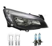 Faro Destro Nero H7/H7 Per Opel Astra J P10 Inclusi Lampadine Osram