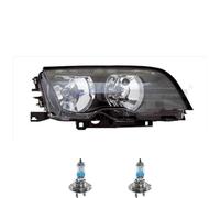 Faro Destro Nero Inclusi Lampadine OSRAM Con Motore LWR Per BMW 3er Touring