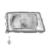 Faro Destro Per Audi 100 C3 Tipo 44 Anno 82-91 Inclusi Lampadine OSRAM