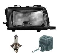 Faro Destro Per Audi 80 8C, B4 H4 Inclusa PHILIPS Inclusa Motore
