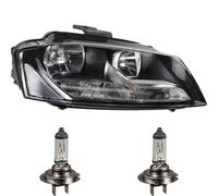Faro Destro Per Audi A3 8P Anno 08-12 Limo / Sportback / Cabrio H7+H7