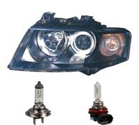 Faro Destro Per Audi A4 8E2 B6 11.00-12.04 H7/H9 Inclusi PHILIPS