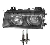 Faro Destro Per BMW E36 Anno 05/94-09/9 H1+H1 Faro Anteriore