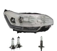 Faro Destro Per H1/H7/PH24W Citroën C5 III Break TD RW Inclusi Lampadine