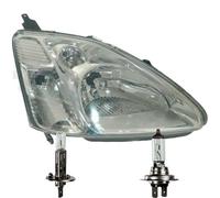 Faro Destro Per Honda Civic VII Hatchback H1/H7 Con Motore