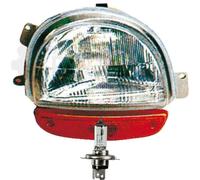 Faro Destro Per Renault Twingo 9.92-9.98 Giallo H4 Senza Motore Indicatori