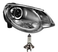Faro Destro Per VW EOS Anno 06-10.10 Valeo H7+H7 Inclusi Lampadine OSRAM