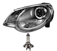 Faro Destro Per VW EOS Anno 06-10.10 Valeo H7+H7 Inclusi Lampadine PHILIPS