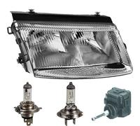 Faro Destro Per VW Passat B5 3B H7+H4 Inclusi Lampadine PHILIPS Motore