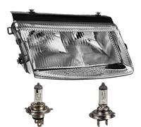 Faro Destro Per VW Passat B5 Tipo 3B Anno 96-00 H7+H4 Inclusi Lampadine PHILIPS