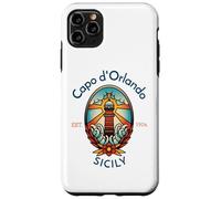 Faro di Capo d'Orlando Sicilia Italia Custodia per iPhone 11 Pro Max
