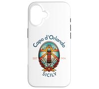 Faro di Capo d'Orlando Sicilia Italia Custodia per iPhone 16