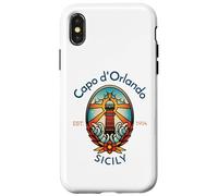 Faro di Capo d'Orlando Sicilia Italia Custodia per iPhone X/XS