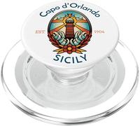 Faro di Capo d'Orlando Sicilia Italia PopSockets PopGrip per MagSafe