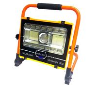 FARO DI EMERGENZA LAVORO A LED 100 W RICARICABILE PANNELLO SOLARE STAFFA AB-T27