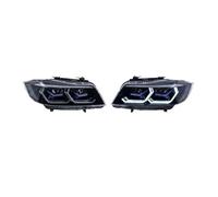 Faro di illuminazione for auto compatibile con BMW Serie 3 E90 2005-2012 Proiettore faro luce marcia diurna for Gruppi fari coppia ricambio(White,XN)