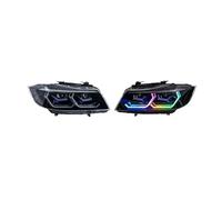 Faro di illuminazione for auto compatibile con BMW Serie 3 E90 2005-2012 Proiettore faro luce marcia diurna for Gruppi fari coppia ricambio(RGB,XN)