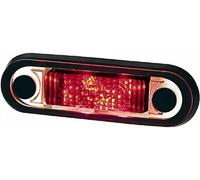 HELLA 2XA 959 790-411 Luce permietrale - LED - 12/24V - Montaggio, interno - Colore diffusore luce: cristallino - Cavo: 5000mm