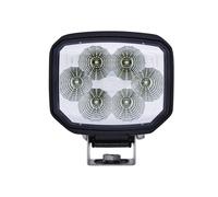 HELLA 1GA 996 188-001 LED-Faro da lavoro, Power Beam 1000, 24/12V, 850lm, Montaggio, esterno/avvitato, arco di montaggio orientabile, Illuminazione campo vicino, Spina Spina DEUTSCH