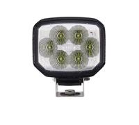 HELLA 1GA 996 188-021 LED-Faro da lavoro, Power Beam 1000, 12/24V, 850lm, Montaggio, esterno/avvitato, arco di montaggio orientabile, Illuminazione campo vicino, Spina Spina DEUTSCH
