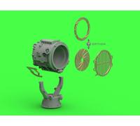 FARO DI RICERCA 1,1 m (4 pezzi) per SMS EMDEN e altri #SM-350115 1/350 MASTER