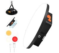 Faro di ricerca a LED da 16500 mAh, torcia da 3000 LM, Luce da Campeggio a 4 Modalità di Illuminazione, Magneti N42 Migliorati con Lanterna da Campeggio con Connettore Espandibile 1/4 Bianco