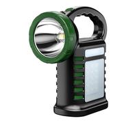 Faro di ricerca solare portatile multifunzione per esterni, impermeabile, per emergenze, lampada, lampada da lavoro a mano, torcia a LED, lampada di emergenza, luce solare portatile