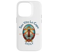 Faro di San Vito Lo Capo Sicilia Italia Custodia per iPhone 14 Pro