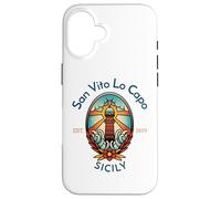 Faro di San Vito Lo Capo Sicilia Italia Custodia per iPhone 16