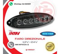 Faro Direzionale BLU Lampeggiante e Luce da Crociera LED INTAV XLXT Orizzontale