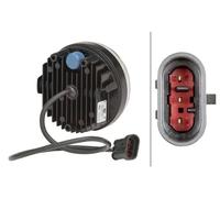 HELLA 2PT 009 599-141 LED-Luce guida diurna, 90mm, 12/24V, rotondo, colore diffusore luce cristallino, colore luce LED bianco, Cavo 500mm, Spina AMP, Dx, Quantità 1