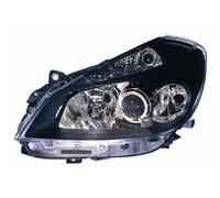 Faro H7-H7-H1 con lenticolare par nera dx per Renault Clio 10/2005-4/2009