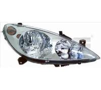 Faro Dx H1/H1 20-0165-15-2 TYC per PEUGEOT 307 307 SW 307 Break 307 CC